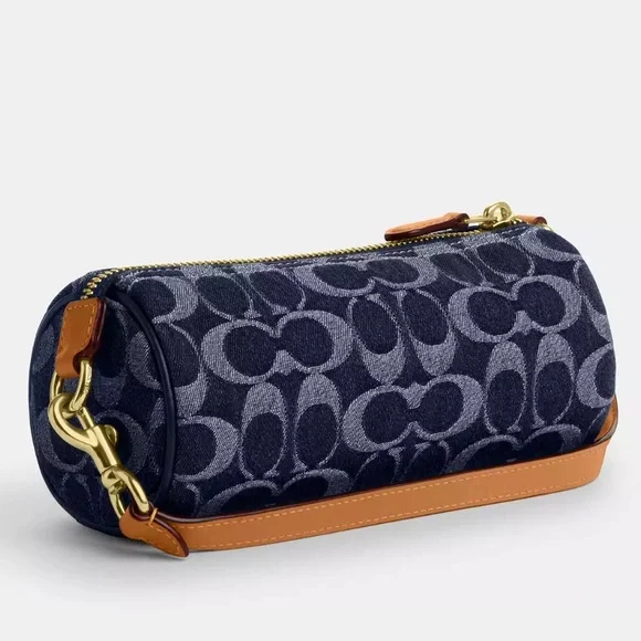 Coach Nolita Barrel Bag In Signature Denim nwt in packaging - Picture 2 of 7
